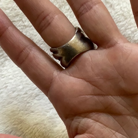 Chunky Silver Ring - Picture 2 of 3